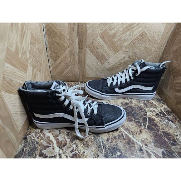 Vans Women's Off The Wall Skateboard Oldskool Black Shoes Size 8.  719 - Picture 6 of 12